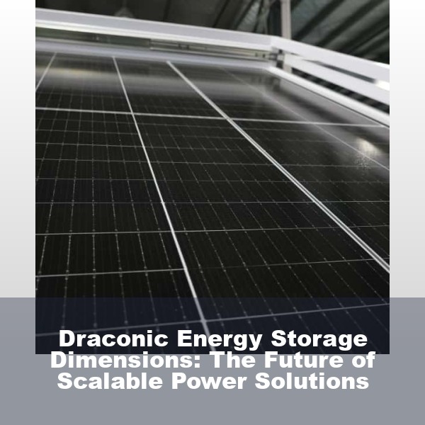 Draconic Energy Storage Dimensions: The Future of Scalable Power Solutions